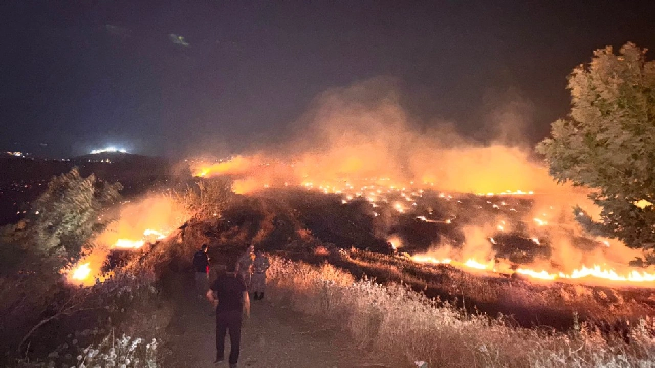 Hatay'da yangın çıktı! Alevler 200 dönümlük zeytinliğe sıçradı