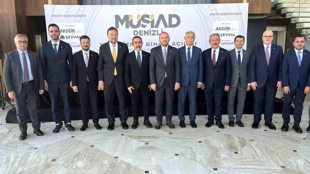Muğla MÜSİAD, Denizli Şubesinin yeni hizmet binası açılışına katıldı