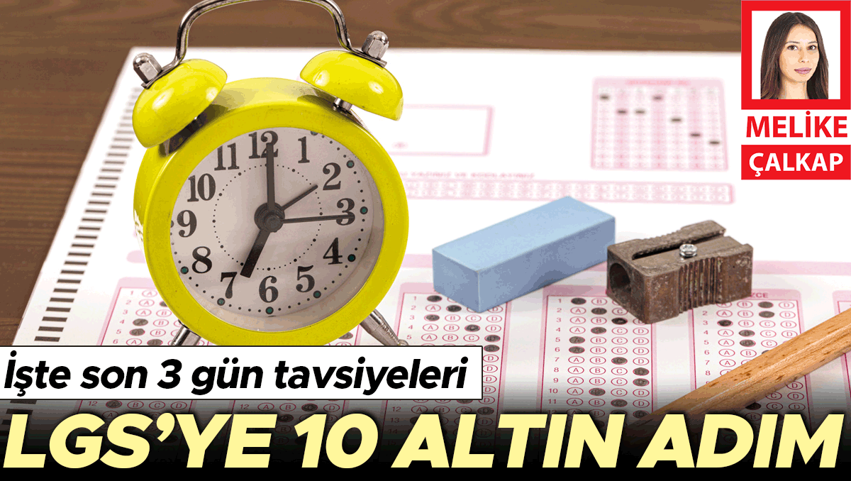 LGS’ye 10 altın adım