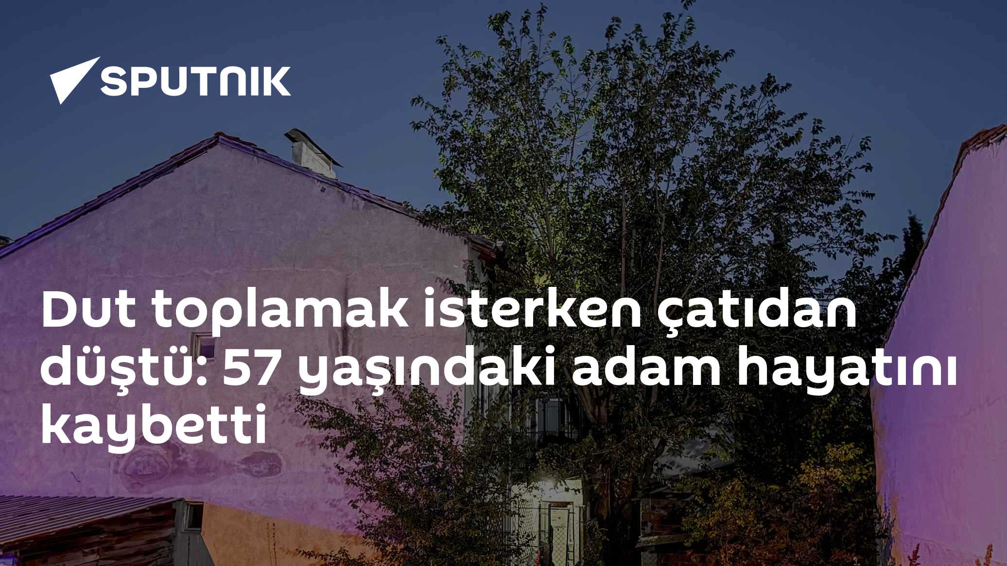 Dut toplamak isterken çatıdan düştü: 57 yaşındaki adam hayatını kaybetti