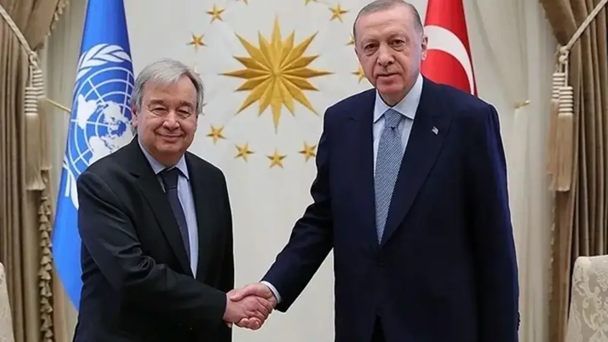 Cumhurbaşkanı Erdoğan ve Guterres arasında kritik görüşme