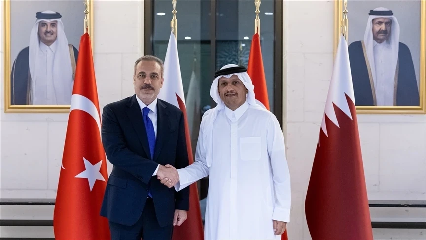 Dışişleri Bakanı Hakan Fidan, Katar Başbakanı Al Sani ile görüştü