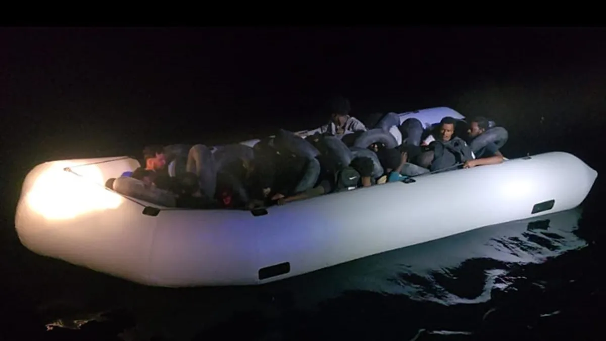 İzmir'de 31 düzensiz göçmen yakalandı
