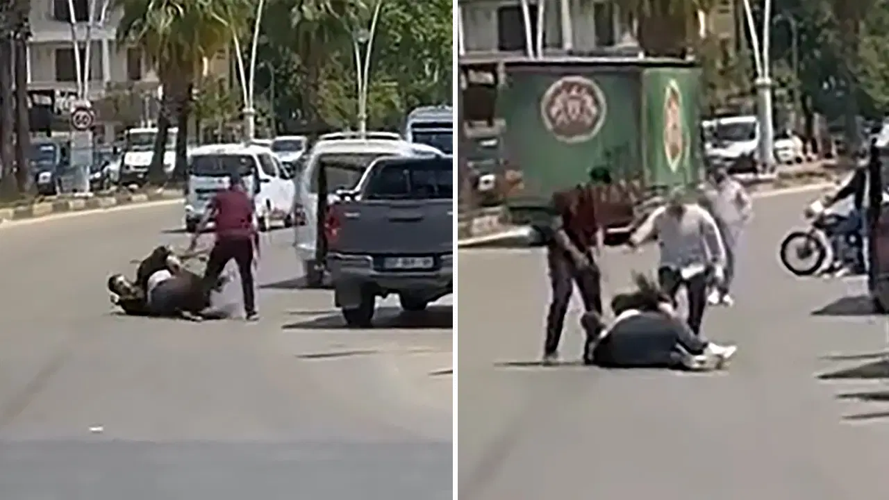 Sopa, yumruk ve av tüfeği ile darp... Cadde ortasındaki kavganın sebebi belli oldu: Taraflar tutuklandı