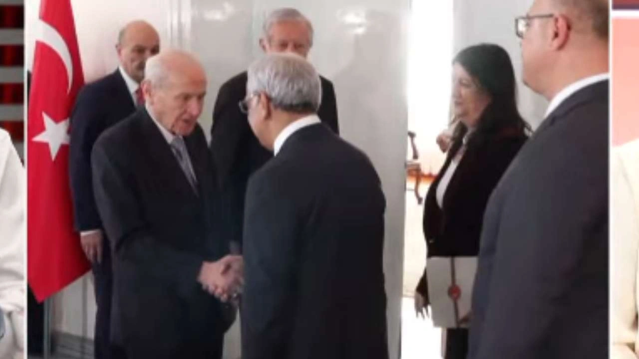 Son Dakika | DEM Parti'den Bahçeli'ye sürpriz ziyaret