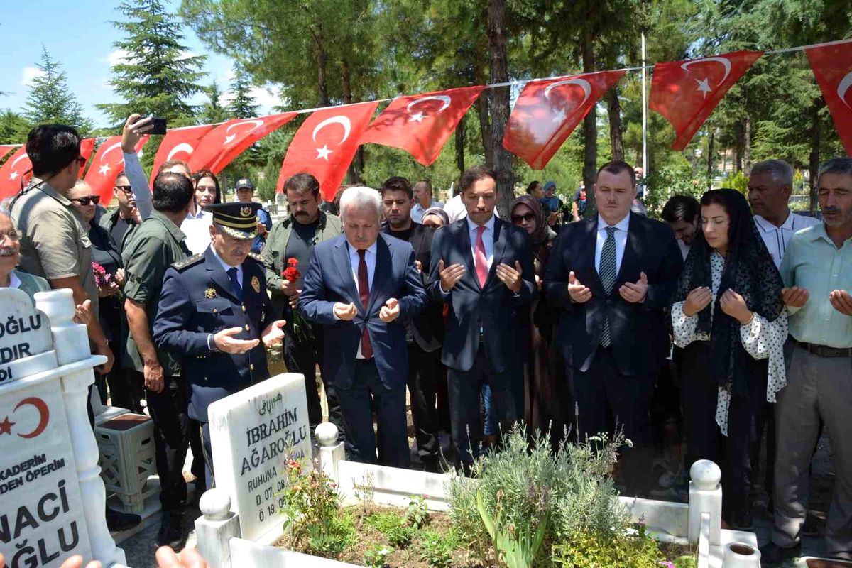 Korkuteli'nde 15 Temmuz Şehidi Anıldı