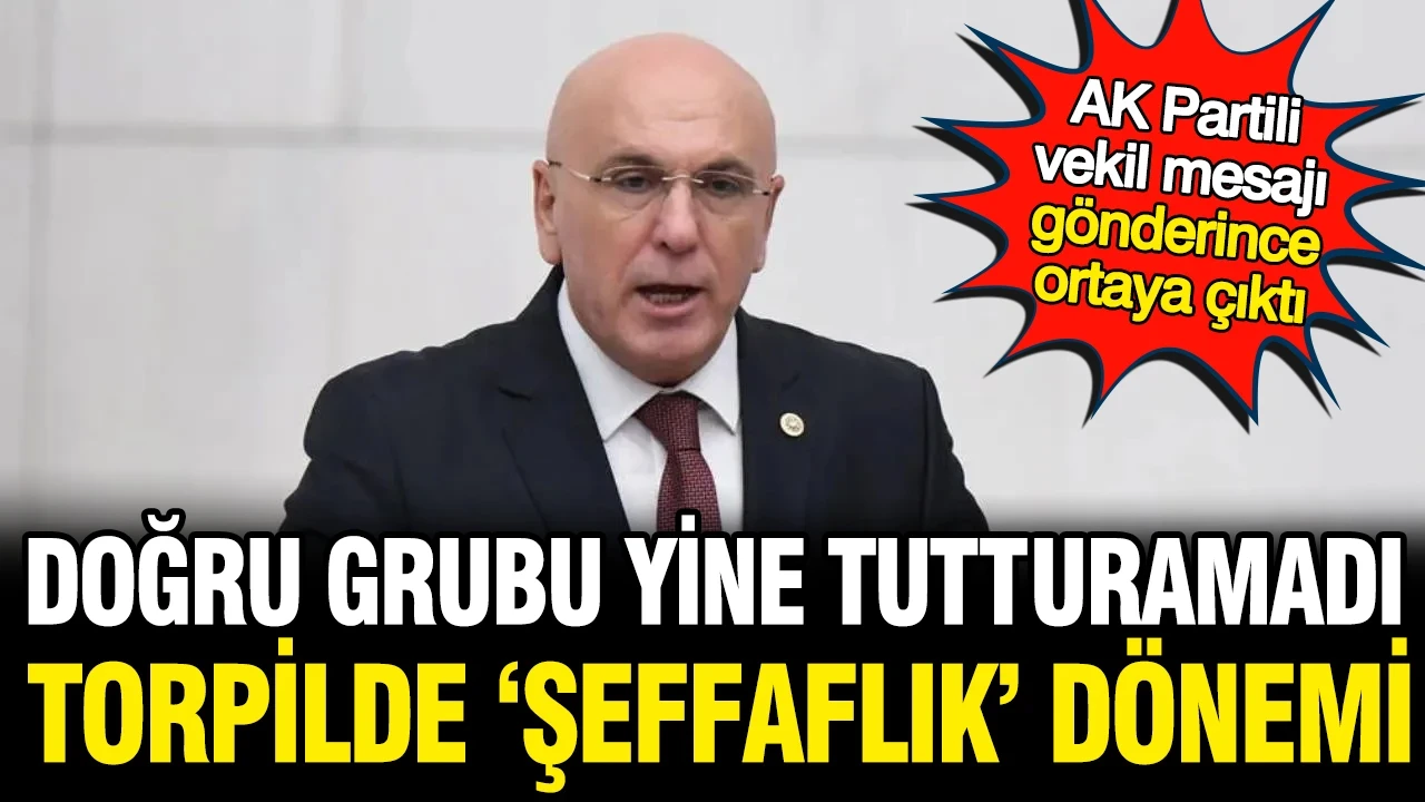 AK Partili İsmail Ok Bakana göndereceği "torpil" mesajını vekillere gönderdi