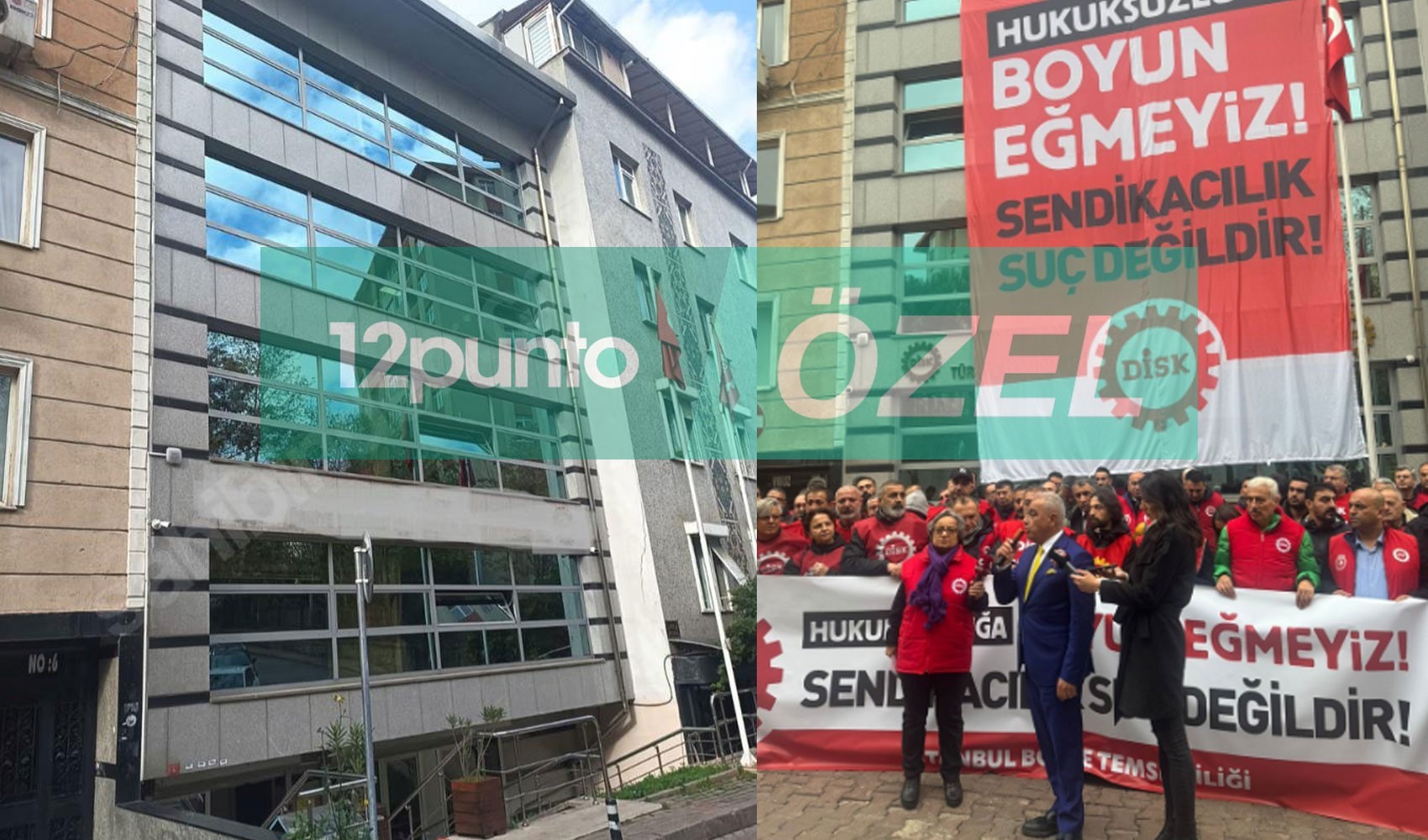 DİSK’in eski genel merkezi artık kiralık: 'İşçi sınıfına ihanet etmiş durumdadır'