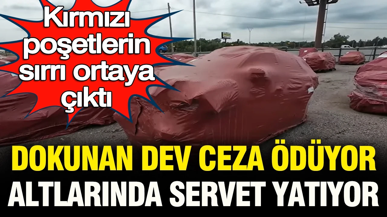 Kırmızı poşetlerin sırrı ortaya çıktı: Dokunan dev ceza ödüyor, altlarında servet yatıyor