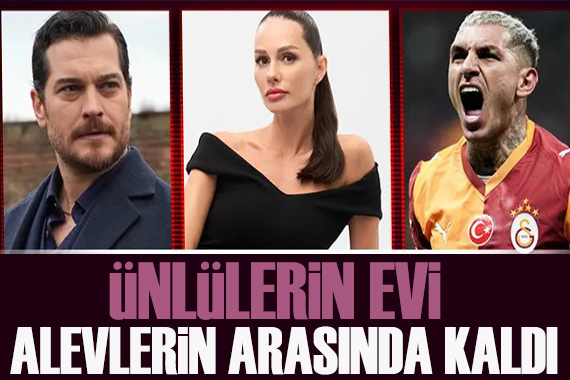 Muğla'daki yangın lüks siteye sıçradı! Ünlülerin evi alevlerin arasında kaldı