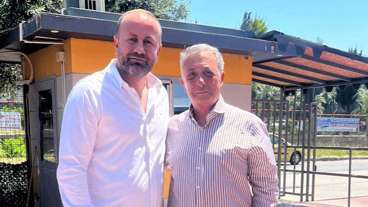 Altay Başkanı Sinan Kanlı, Ahmet Nur Çebi ile buluştu