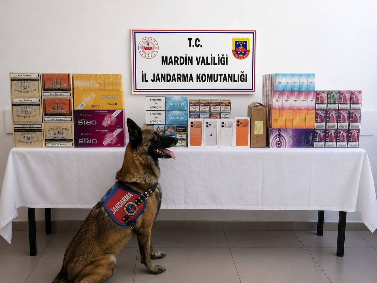 Mardin’de kaçakçılık operasyonu... 2 milyon lira değerinde kaçak tütün, sigara ve cep telefonu ele geçirildi