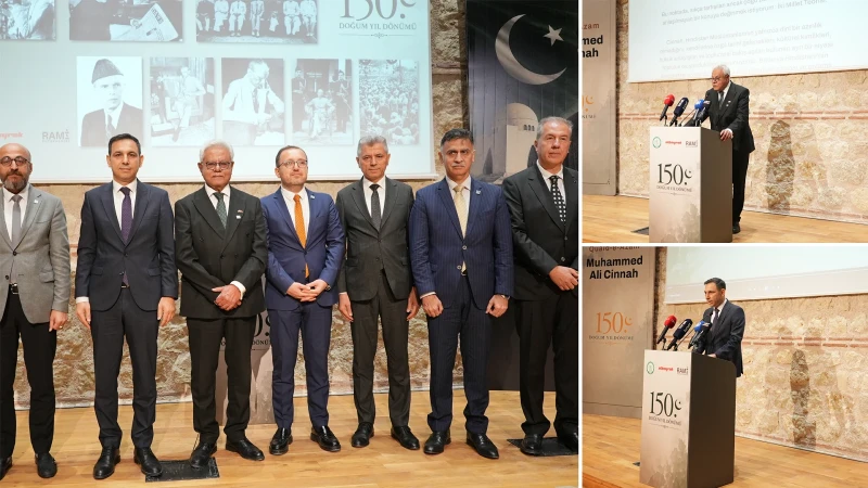 Quaid-e-Azam Muhammed Ali Cinnah 150. doğum yıldönümünde İstanbul’da anıldı