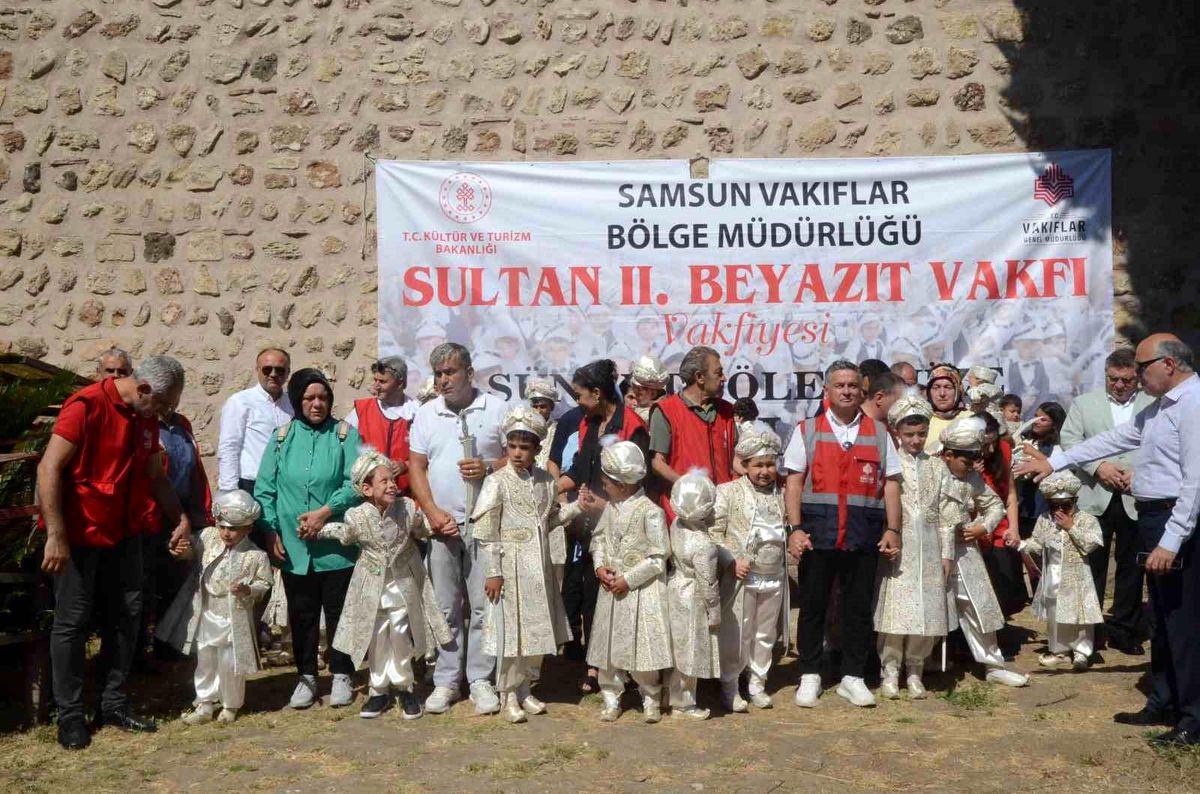 Sinop'ta 25 çocuk için sünnet şöleni