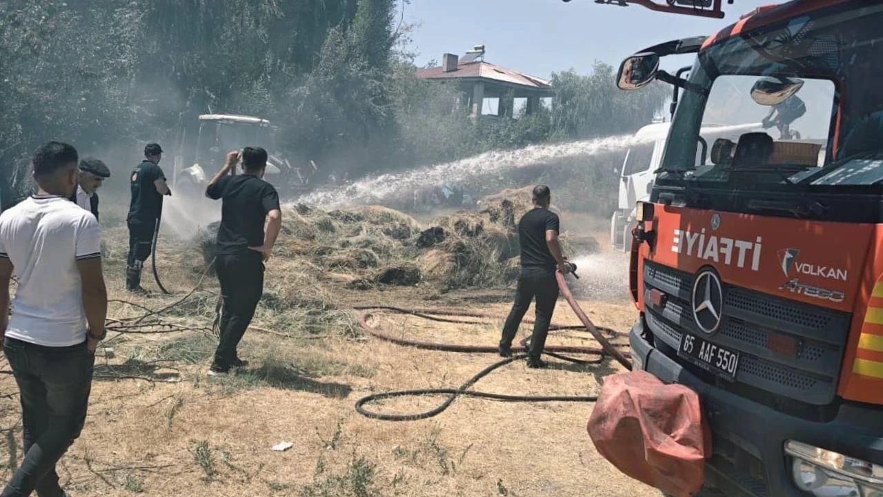 Van’da yangın paniği