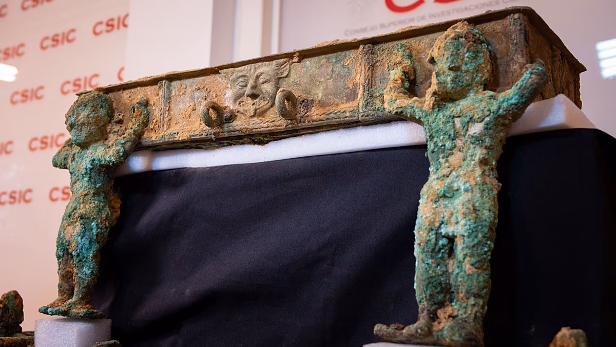 2.500 yıllık bronz savaş arabası bulundu