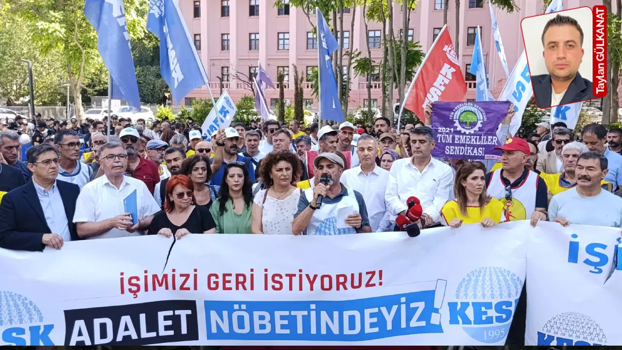 KESK, KHK ile ihraç edilen üyelerine adalet istedi: '10 yıl önce çalınan ekmeğimizin nöbetini tutuyoruz'