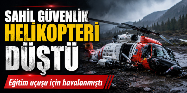 Sahil Güvenlik Helikopteri Düştü: 4 yaralı!