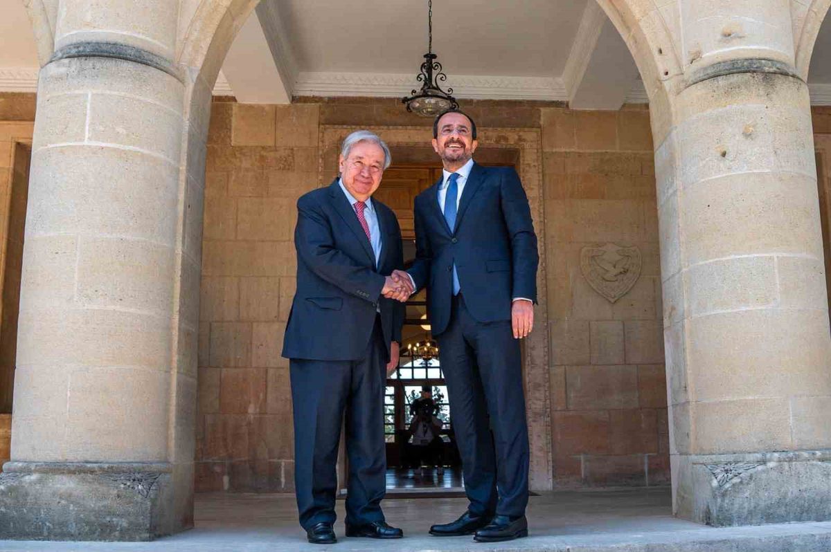 BM Genel Sekreteri Guterres Kıbrıs'ta: Soruna çözüm vurgusu