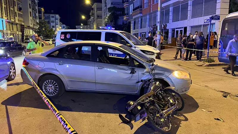 Çubuk’ta iki ayrı kazada 2 kişi yaralandı