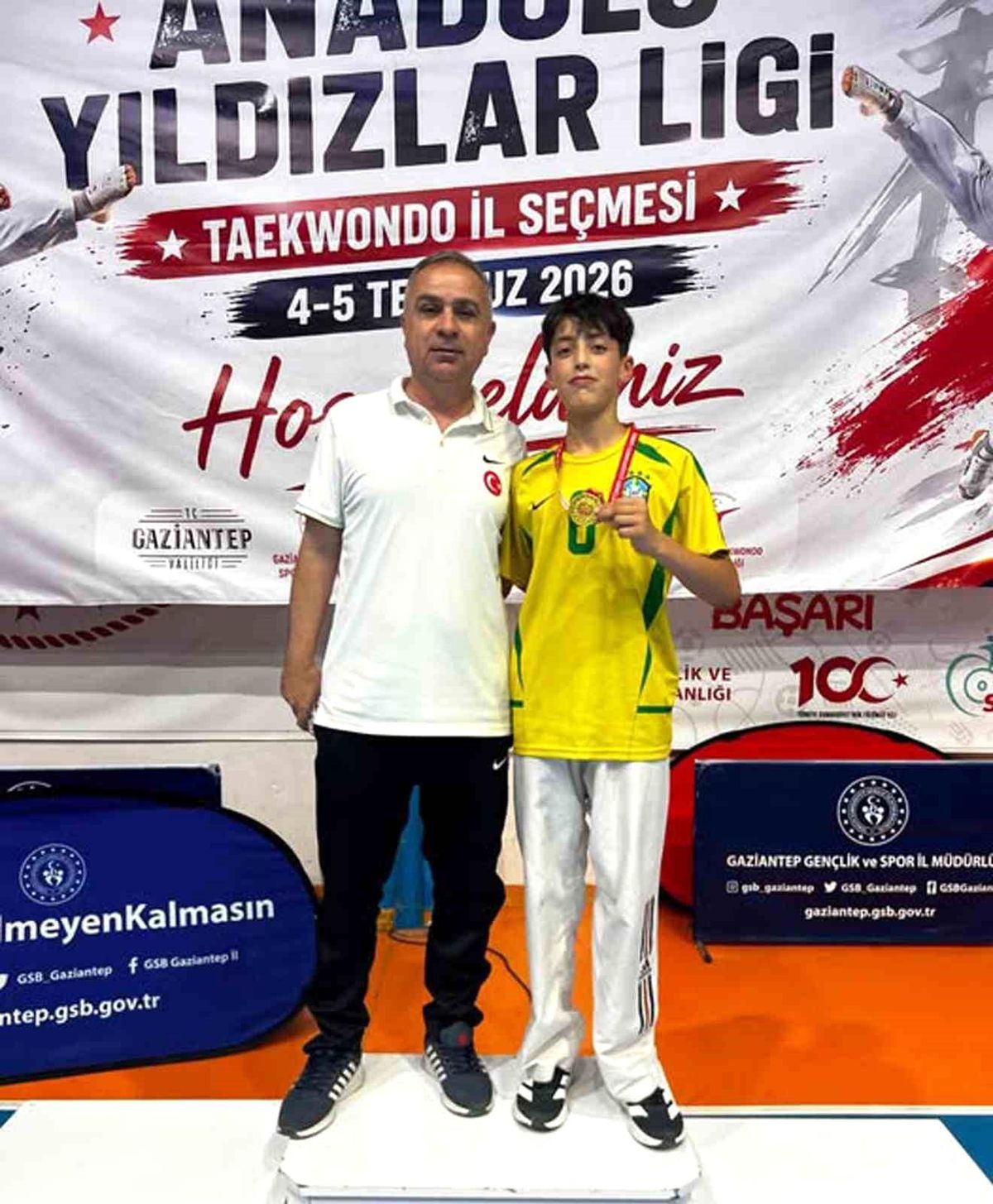 Arabanlı Taekwondocu bölge şampiyonu Ahmet Öztürk Gaziantep'i temsil edecek