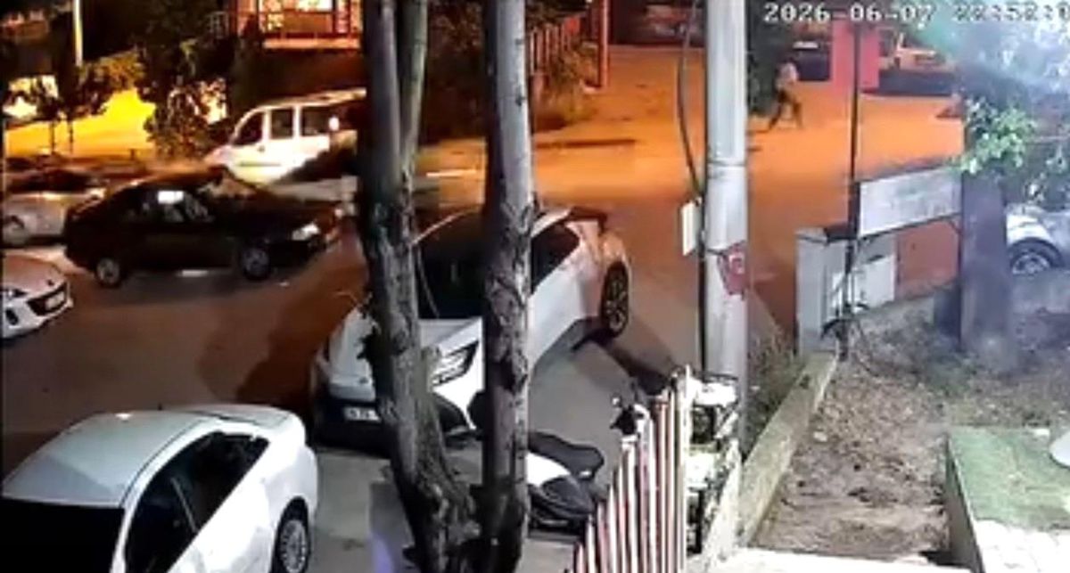 Yaralamalı zincirleme kazanın görüntüleri ortaya çıktı