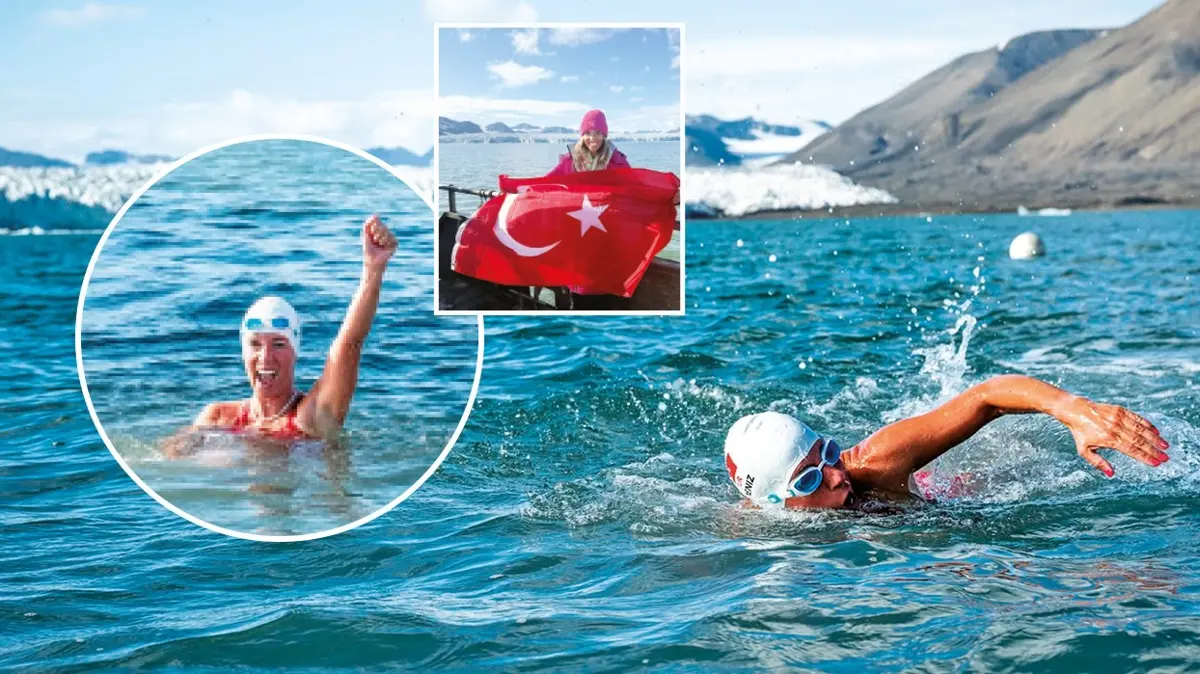 Kuzey Kutbu'nda tarih yazdı