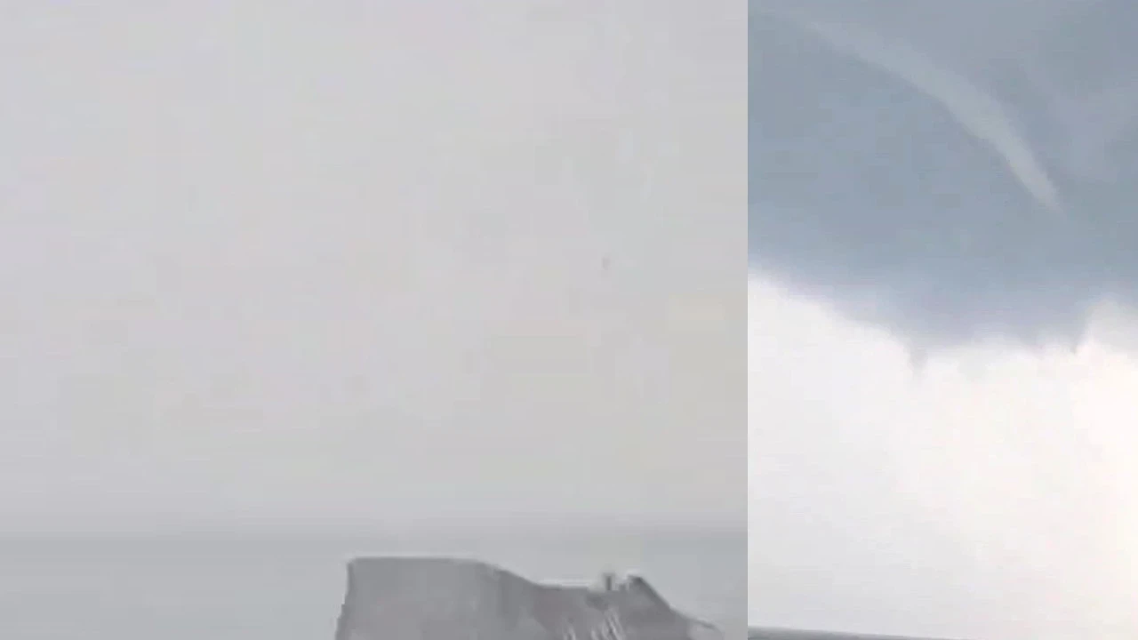 Göz gözü görmedi, hortum paniği başladı