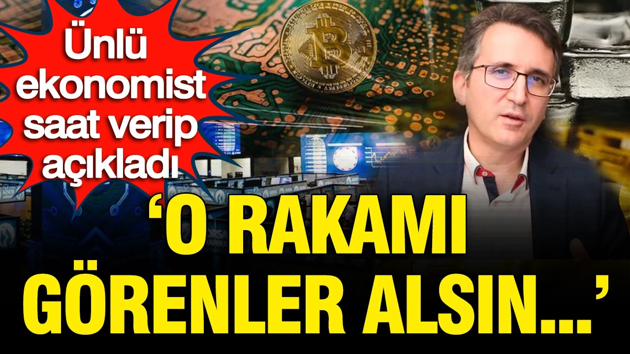 Ekonomist Tunç Şatıroğlu altın, borsa ve kriptoda alım seviyelerini açıkladı