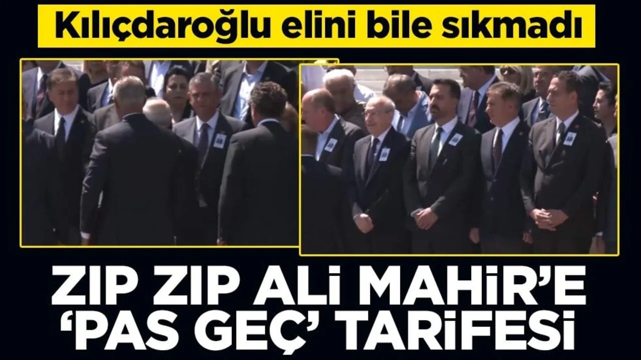 Kılıçdaroğlu elini bile sıkmadı! Zıp zıp Ali Mahir’e ‘pas geç’ tarifesi