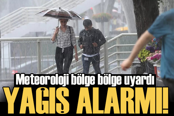 Meteoroloji'den kritik uyarı: Sağanak ve kuvvetli rüzgar geliyor