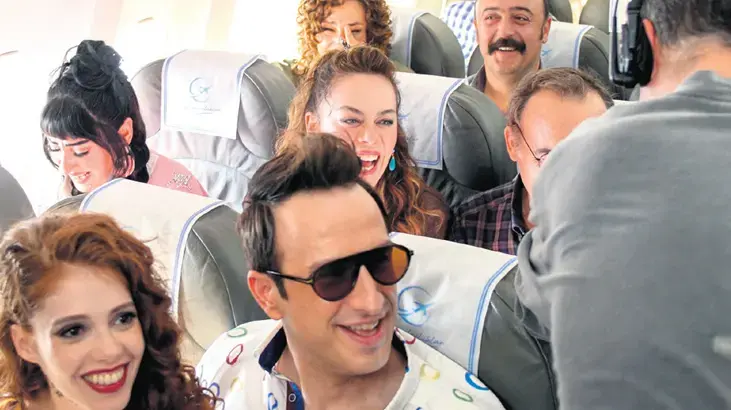 Kahkahalar setten taştı