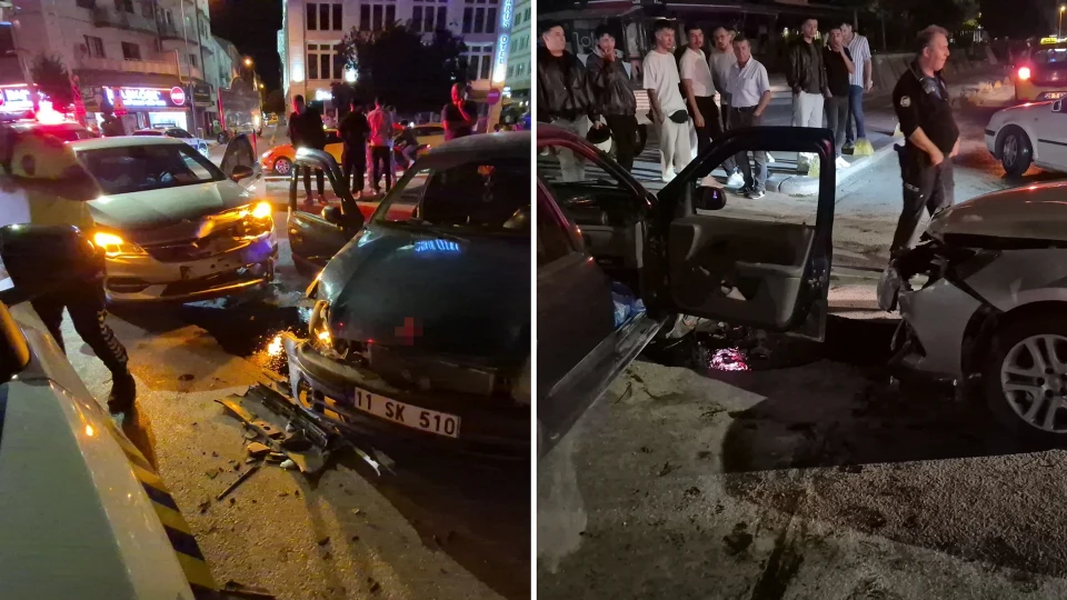 Eskişehir’de feci kaza: Alkollü sürücü beton refüjü aşıp otomobile çarptı, gözyaşlarıyla kendini savundu!