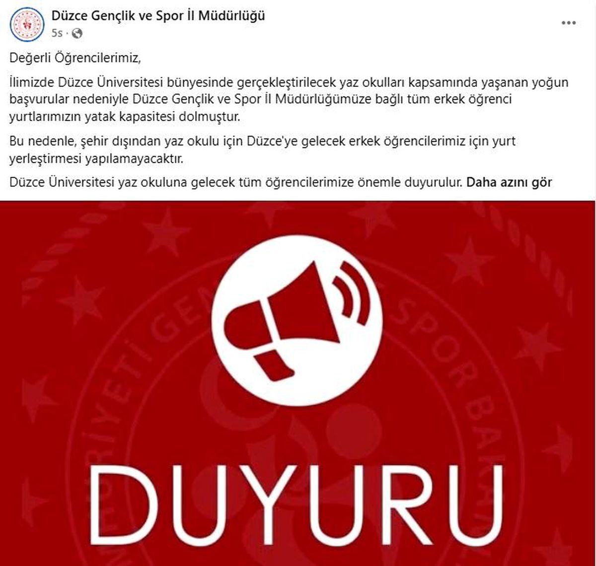 Yatak kapasitesi doldu uyarısı