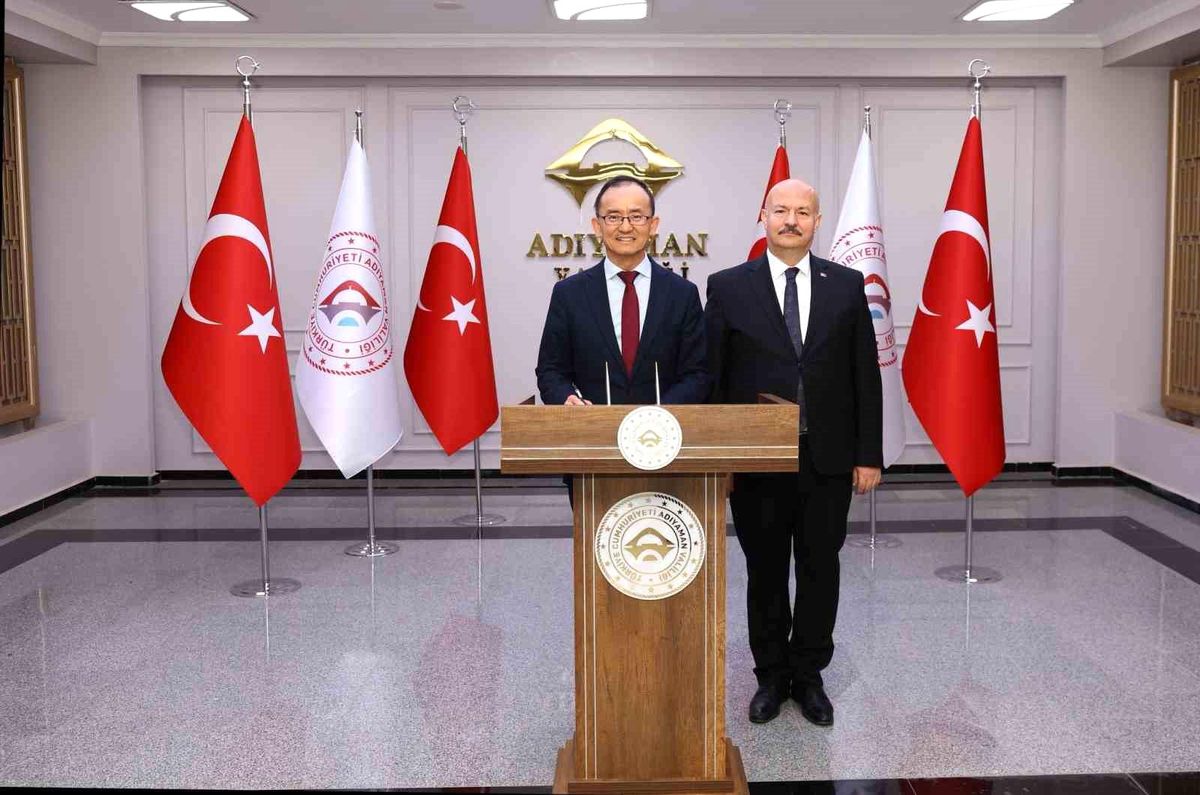 Çin Büyükelçisi Jiang Xuebin'den Adıyaman Valiliğine Ziyaret