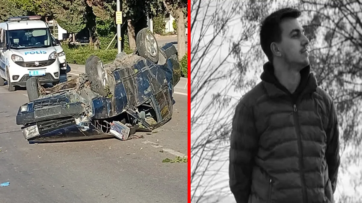 Ankara'da kaza! Otomobil refüje çarpıp takla attı: Sürücü hayatını kaybetti
