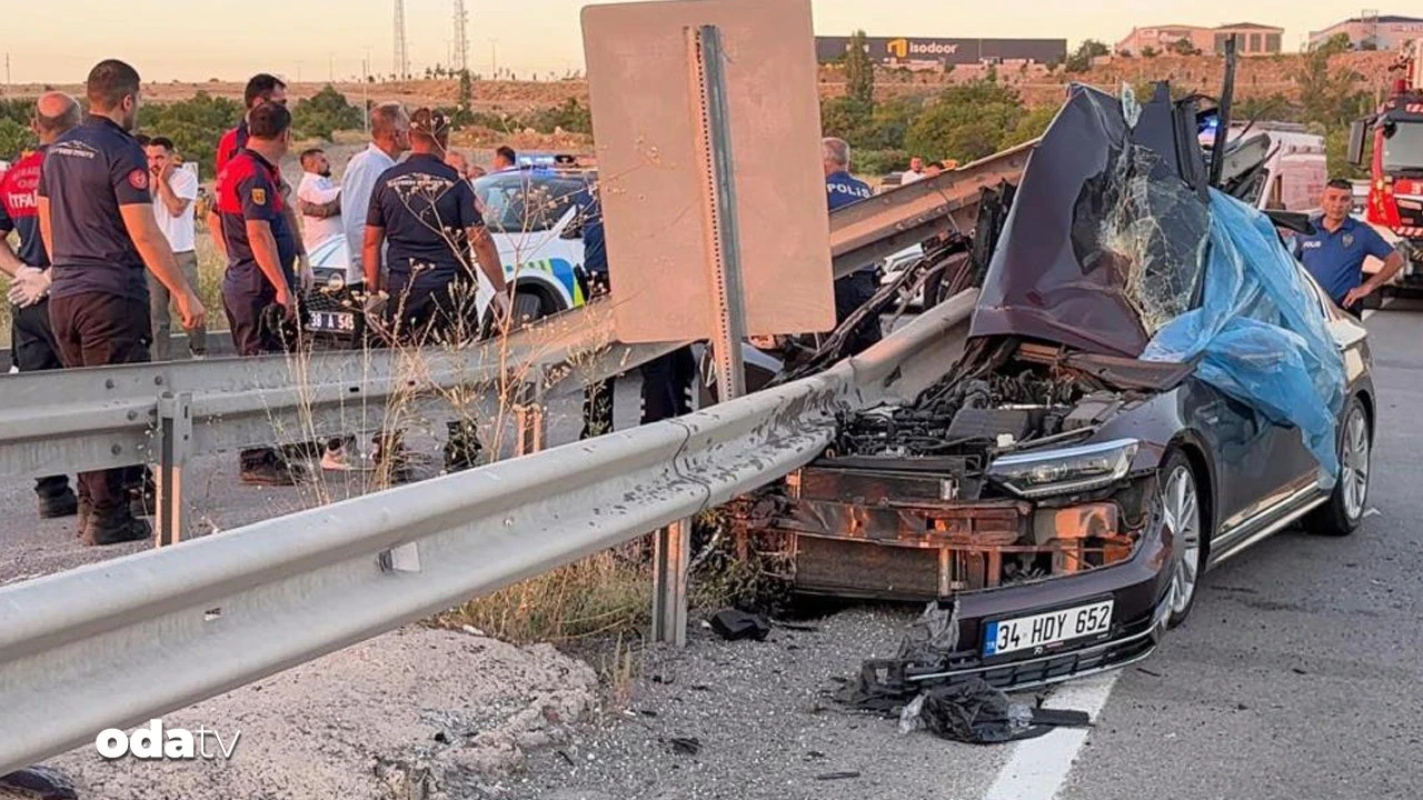 Düğün konvoyu kabusa döndü