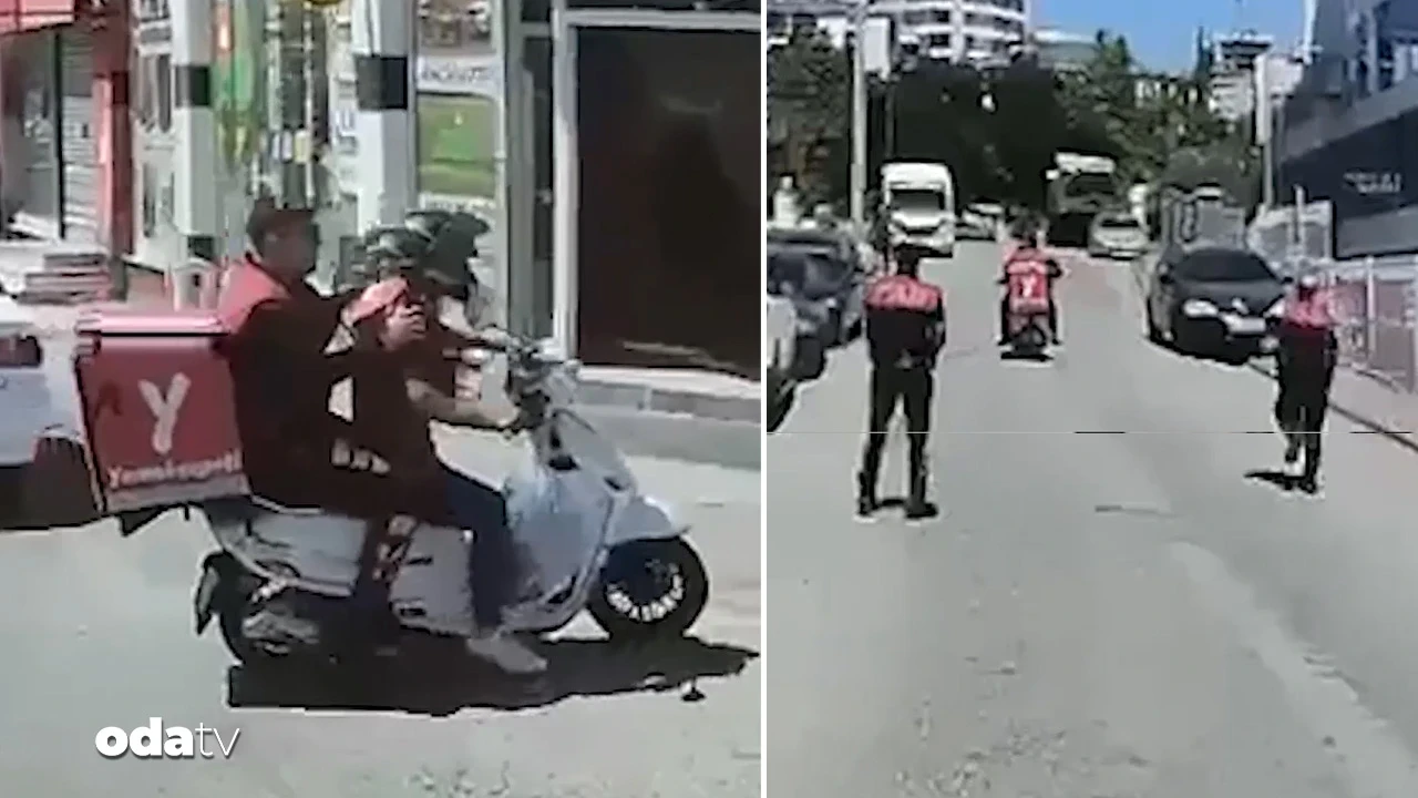 Polis ile kuryenin iş birliği