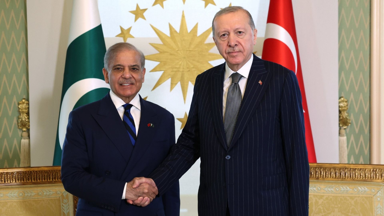 Cumhurbaşkanı Erdoğan, Pakistan Başbakanı Şerif'i kabul etti