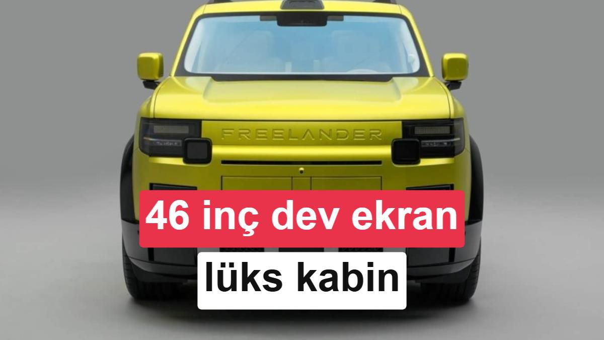 Chery-JLR’nin Dev Elektrikli SUV’si Freelander 8 İç Mekanıyla Tanıtıldı
