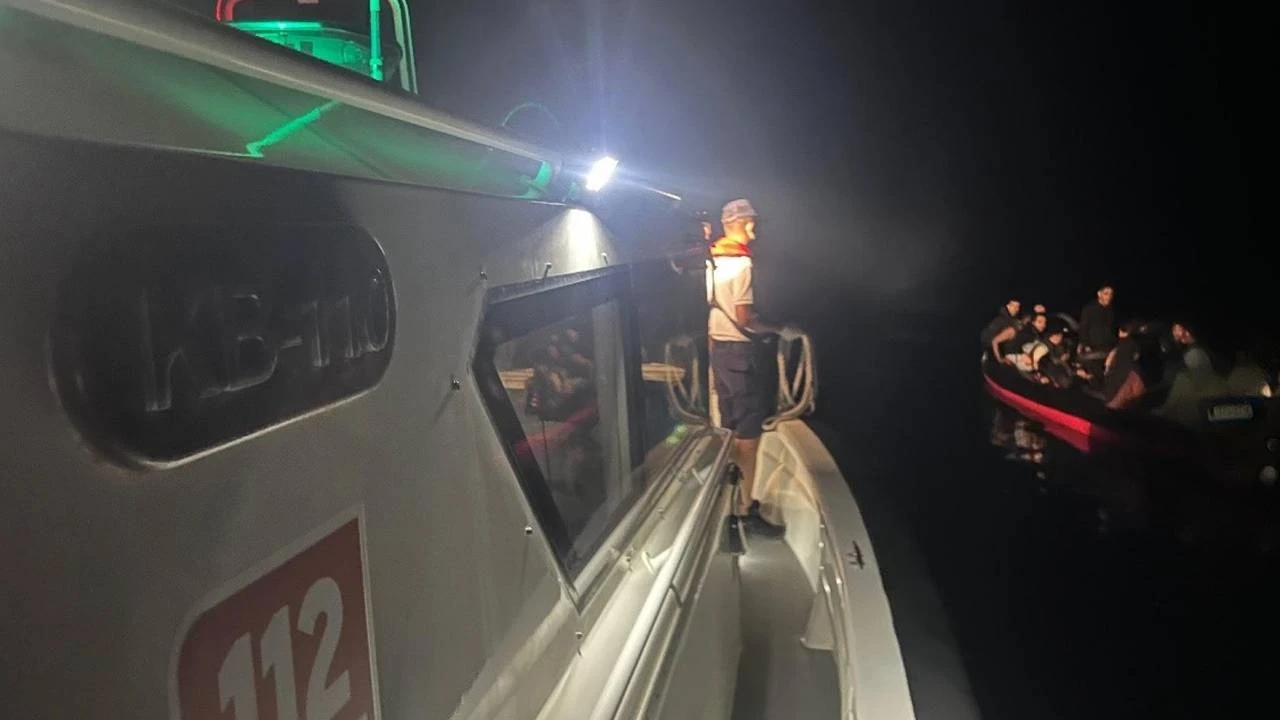 Bodrum açıklarında can pazarı: 32 göçmen kurtarıldı