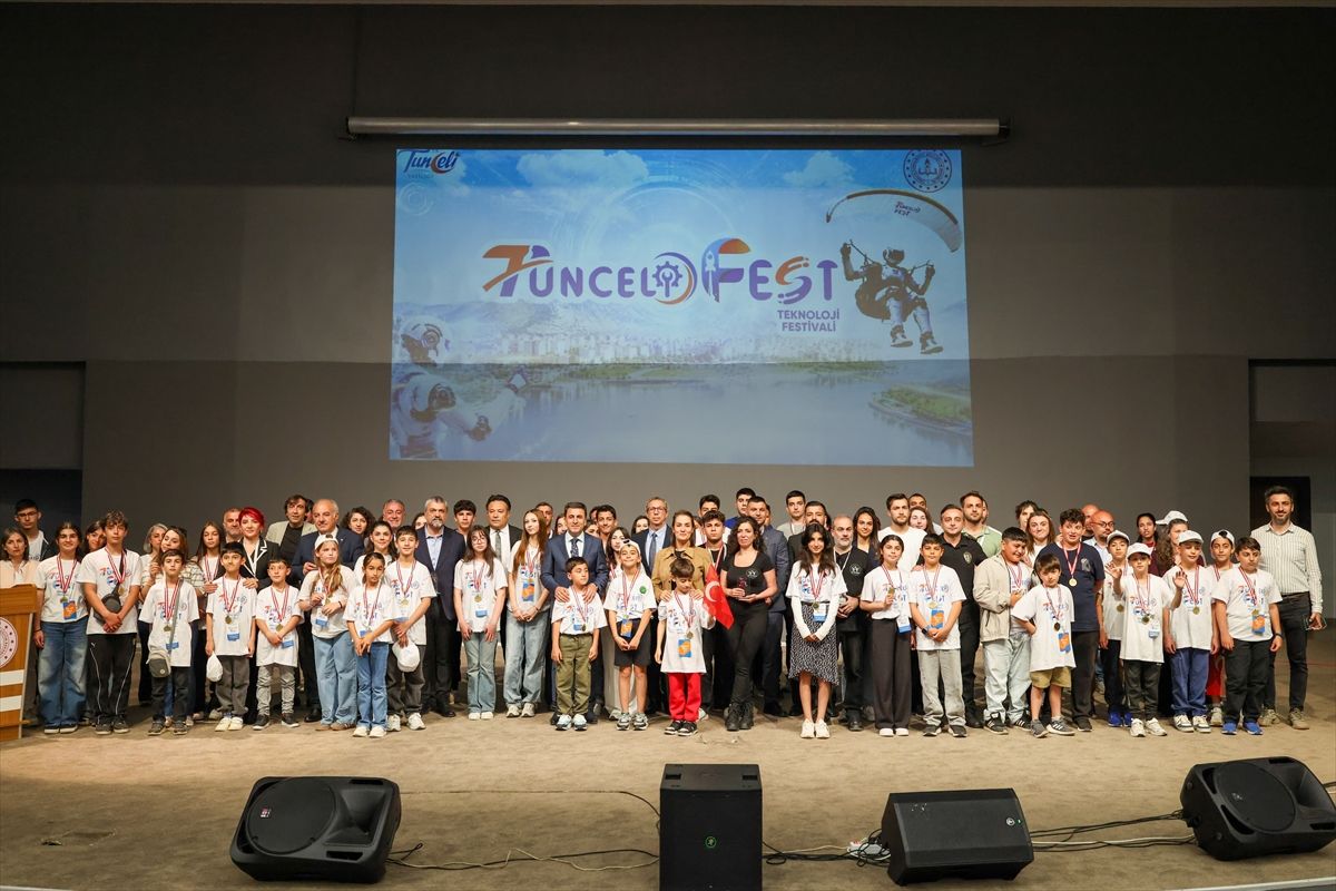 Tunceli'de bilim ve teknoloji festivali sona erdi