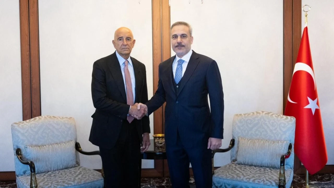 Bakan Fidan, Tom Barrack'ı kabul etti