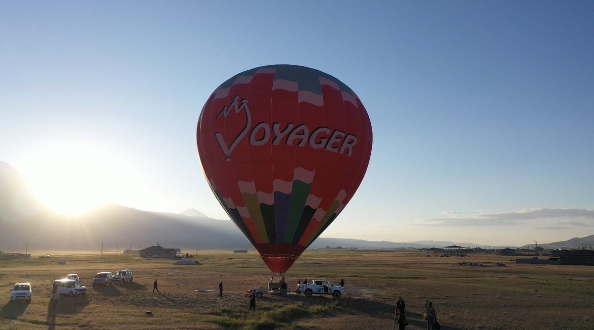 Ağrı Dağı'nda sıcak hava balonu dönemi başlıyor