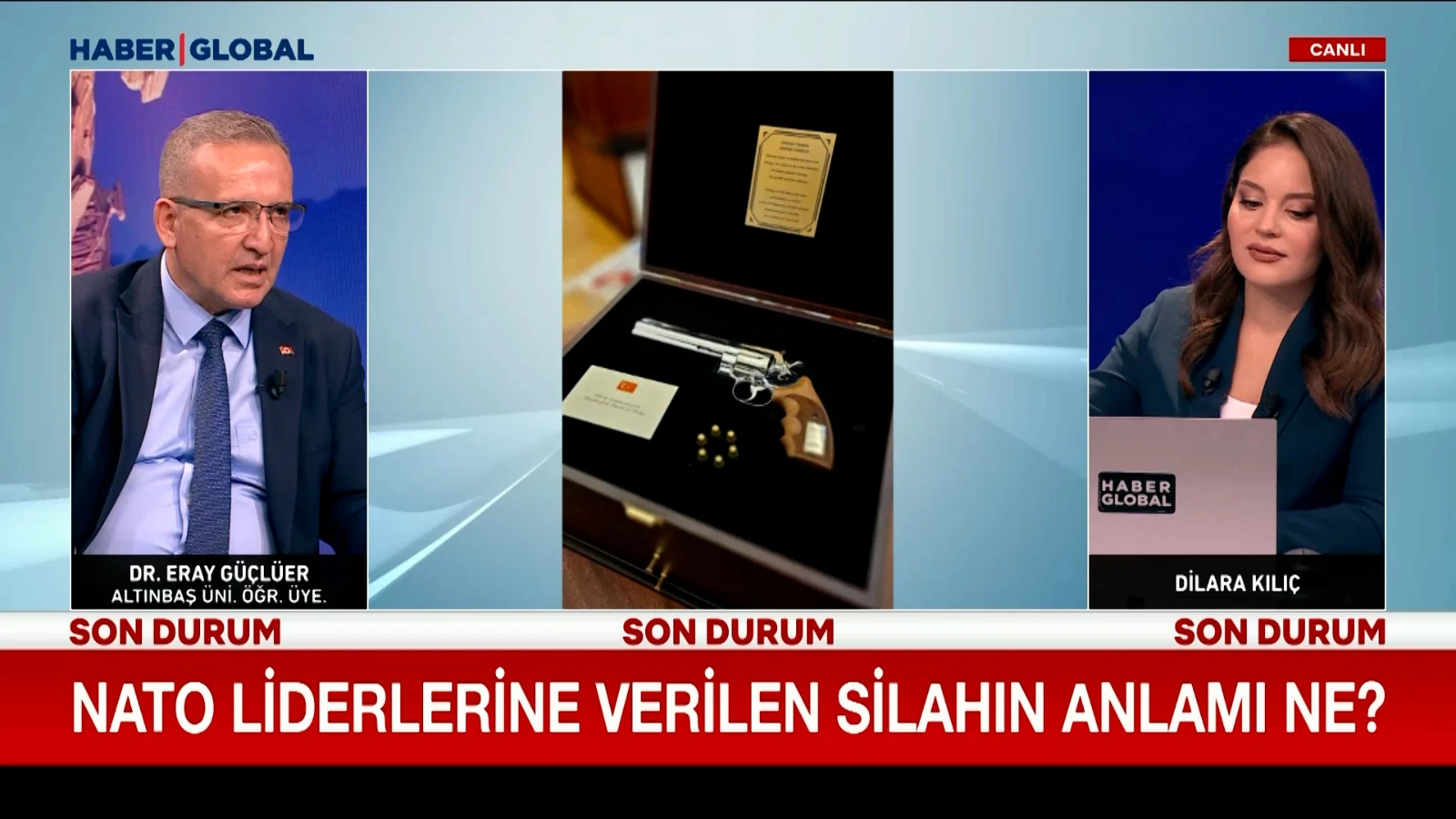 NATO liderlerine verilen silahın anlamı ne?