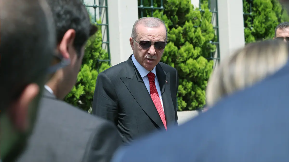 Cumhurbaşkanı Erdoğan, cuma namazını Hz. Ali Camisi'nde kıldı