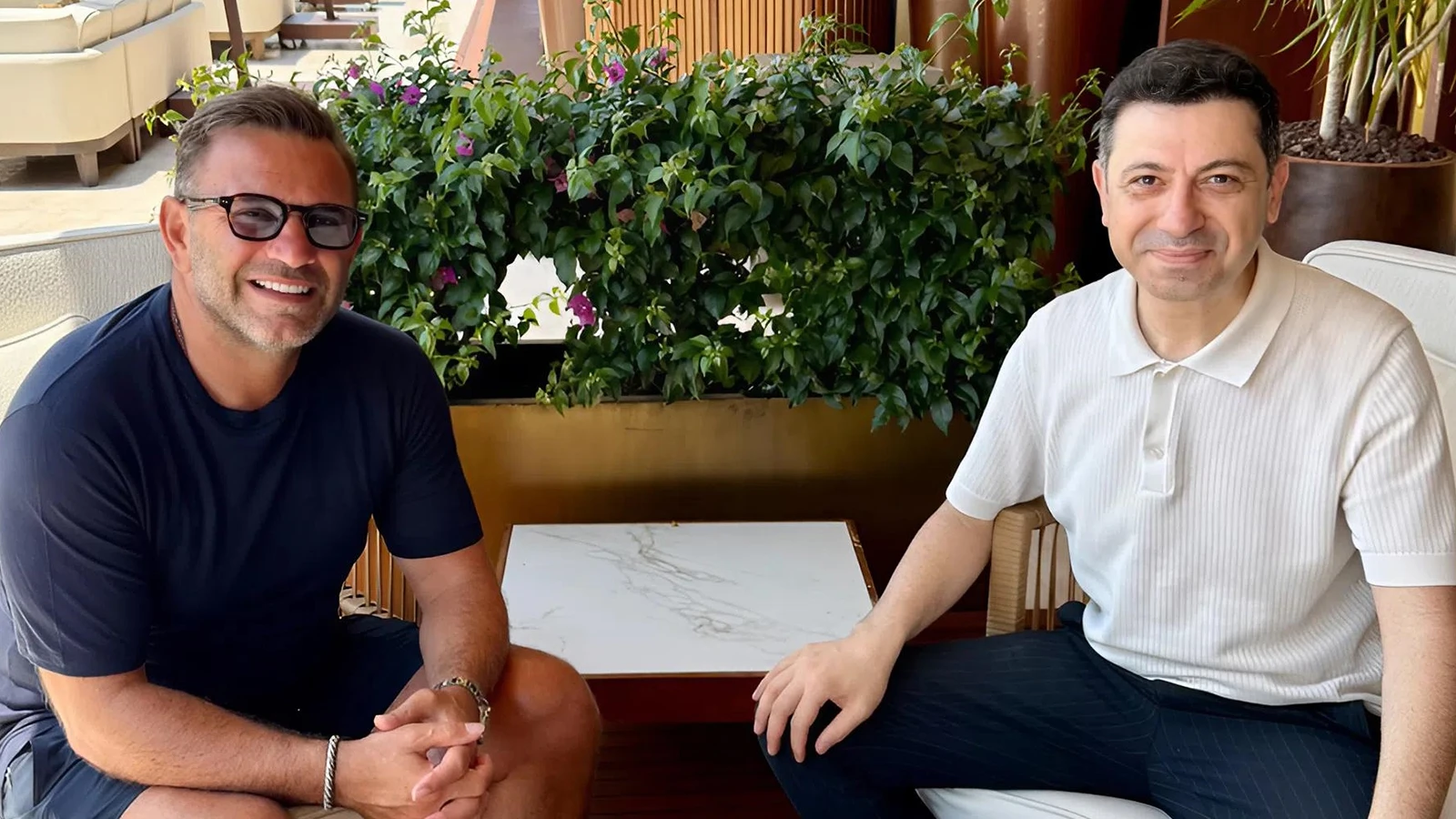 Okan Buruk, Marmaris'te Galatasaraylı iş insanlarıyla buluştu