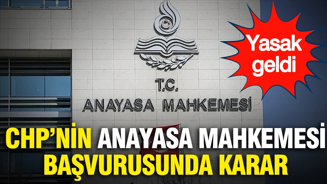 Anayasa Mahkemesi'nden CHP hakkında karar... Amblem başvurusu karara bağlandı