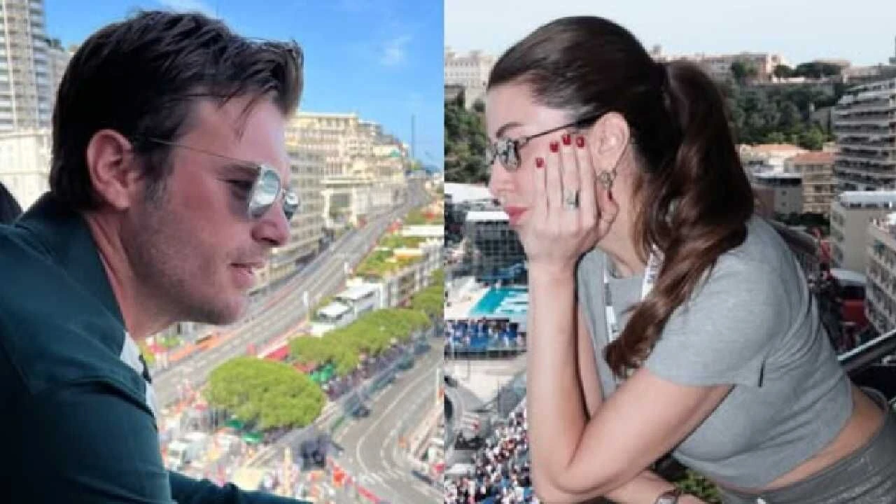 Kıvanç Tatlıtuğ ve Başak Dizer çifti Monaco Grand Prix'inde