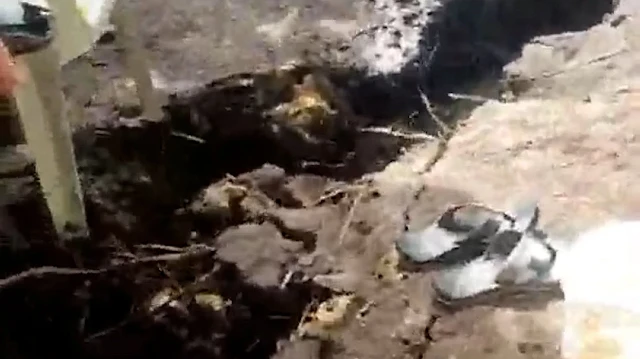 Şiddetli deprem yeri böyle yardı: Filipinler’deki sarsıntının yeni görüntüsü ortaya çıktı